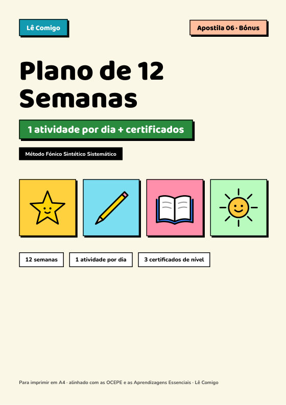 Capa: Plano de 12 Semanas